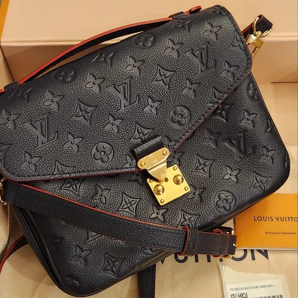 NIB Authentic Pochette Métis MM M.EMP.MAR.ROU Louis Vuitton Monogram - Picture 9 of 14